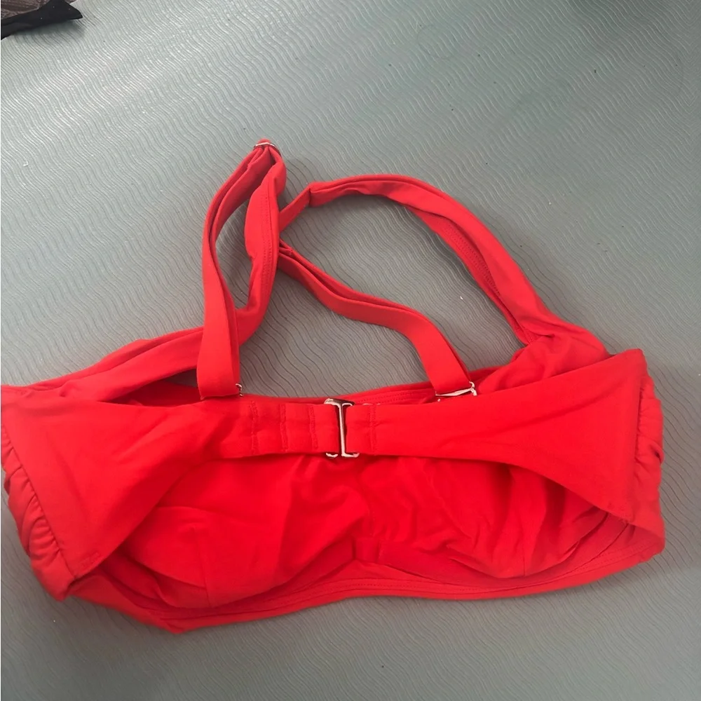 athleta Vibrant orange Bikini Top size 32 D/DD - Picture 6 of 6